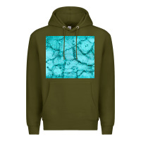 Army Green turquoise glitter Premium Hoodie - JahusDesignShop