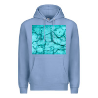 Colony Blue turquoise glitter Premium Hoodie - JahusDesignShop