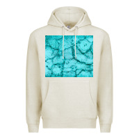 Oatmeal Heather turquoise glitter Premium Hoodie - JahusDesignShop