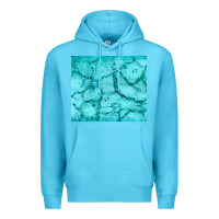 Ocean Blue turquoise glitter Premium Hoodie - JahusDesignShop