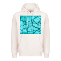 Pale Pink turquoise glitter Premium Hoodie - JahusDesignShop