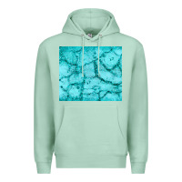 Seafoam turquoise glitter Premium Hoodie - JahusDesignShop