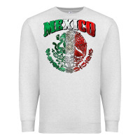 Oatmeal Heather mexico coat of arms Premium Sweatshirt - Zillion Design Studio