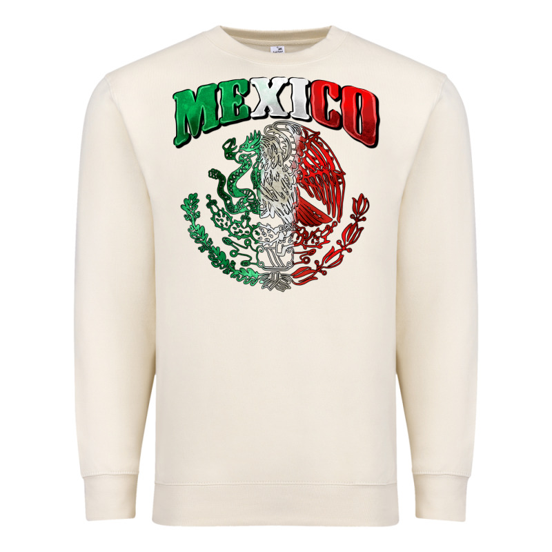 Mexico Coat Of Arms Premium Sweatshirt by Zillion Design Studio | Teevron