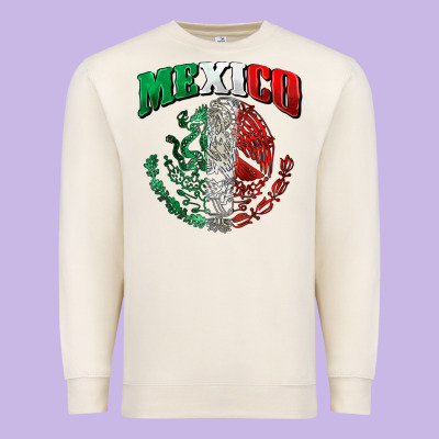 Mexico Coat Of Arms Premium Sweatshirt Designed By Zillion Design Studio