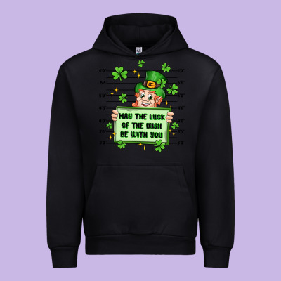 May The Luck Of The Irish Be With You Urban Hoodie Designed By Artiststas