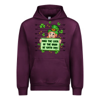 Mauve Wine may the luck of the irish be with you Urban Hoodie - Artiststas