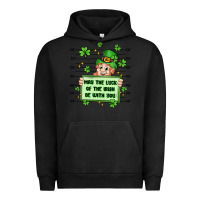 Pigment Black may the luck of the irish be with you Urban Hoodie - Artiststas