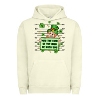 Pigment Pistachio may the luck of the irish be with you Urban Hoodie - Artiststas