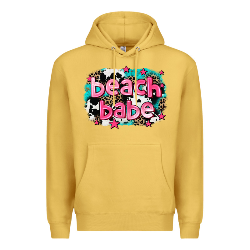 Beach Babe Premium Hoodie by AdoDesignShop | Teevron