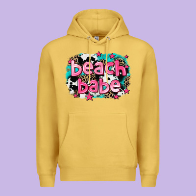 Beach Babe Premium Hoodie Designed By Adodesignshop