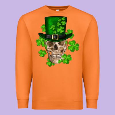 Premium Sweatshirt st. patrick's day skull