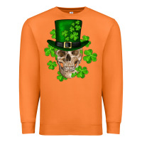 Carrot st. patrick's day skull Premium Sweatshirt - RanaPortraitStore