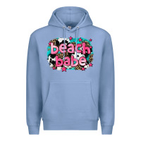 Colony Blue beach babe Premium Hoodie - AdoDesignShop