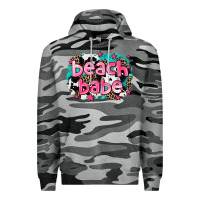 Slate Camo beach babe Premium Hoodie - AdoDesignShop