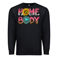 Black homebody Premium Sweatshirt - texasbilliewilder