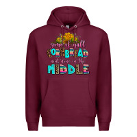 Burgundy some of yall cornbread aint done in the middle Premium Hoodie - AdoDesignShop
