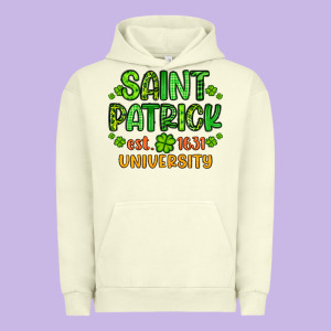 Saint Patrick University Urban Hoodie Designed By Artiststas