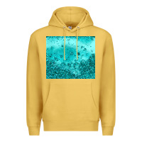 Antique Gold turquoise glitter Premium Hoodie - JahusDesignShop