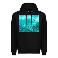 Black turquoise glitter Premium Hoodie - JahusDesignShop