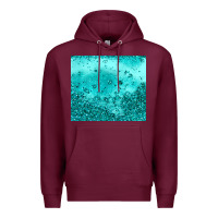 Burgundy turquoise glitter Premium Hoodie - JahusDesignShop