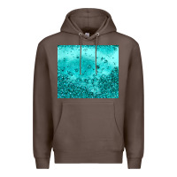 Coffee turquoise glitter Premium Hoodie - JahusDesignShop