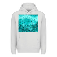 Dove Grey turquoise glitter Premium Hoodie - JahusDesignShop