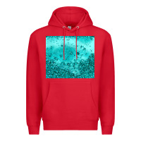 Red turquoise glitter Premium Hoodie - JahusDesignShop