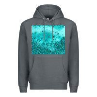 Rock turquoise glitter Premium Hoodie - JahusDesignShop