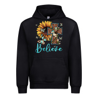 Black believe leopard cross sunflower butterfly Urban Hoodie - JahusDesignShop