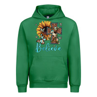 Emerald believe leopard cross sunflower butterfly Urban Hoodie - JahusDesignShop