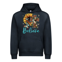 Navy believe leopard cross sunflower butterfly Urban Hoodie - JahusDesignShop