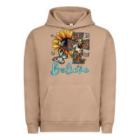 Pigment Burro believe leopard cross sunflower butterfly Urban Hoodie - JahusDesignShop