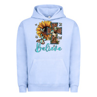 Pigment Grape Ice believe leopard cross sunflower butterfly Urban Hoodie - JahusDesignShop