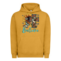 Pigment Peanut Butter believe leopard cross sunflower butterfly Urban Hoodie - JahusDesignShop