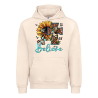 Sandshell believe leopard cross sunflower butterfly Urban Hoodie - JahusDesignShop