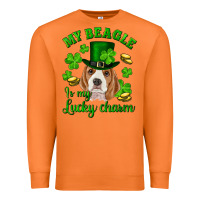 Carrot st.patrick's day my beagle is my lucky charm Premium Sweatshirt - RanaPortraitStore