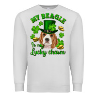 St.patrick's Day My Beagle Is My Lucky Charm Premium Sweatshirt | Teevron