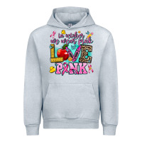 Heather Grey in october we wear pink love pink Urban Hoodie - AdoDesignShop