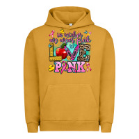 Pigment Peanut Butter in october we wear pink love pink Urban Hoodie - AdoDesignShop