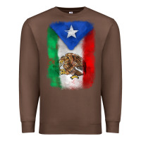 Chestnut mexico and puerto rico flag Premium Sweatshirt - Zillion Design Studio