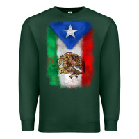 Sports Green mexico and puerto rico flag Premium Sweatshirt - Zillion Design Studio