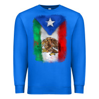 True Royal mexico and puerto rico flag Premium Sweatshirt - Zillion Design Studio