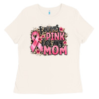 Bone i wear pink for my mom Ladies Tee - BarkalooDesign