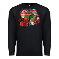 Black mexican hearts Premium Sweatshirt - Zillion Design Studio