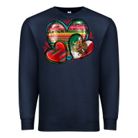 Navy mexican hearts Premium Sweatshirt - Zillion Design Studio