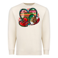 Sandshell mexican hearts Premium Sweatshirt - Zillion Design Studio