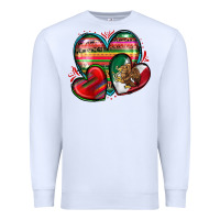 White mexican hearts Premium Sweatshirt - Zillion Design Studio