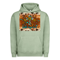 Pigment Oil Green faith hope love cross Urban Hoodie - JahusDesignShop