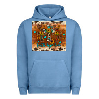 Pigment Pebble Blue faith hope love cross Urban Hoodie - JahusDesignShop